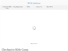 Tablet Screenshot of ifcaindiana.org